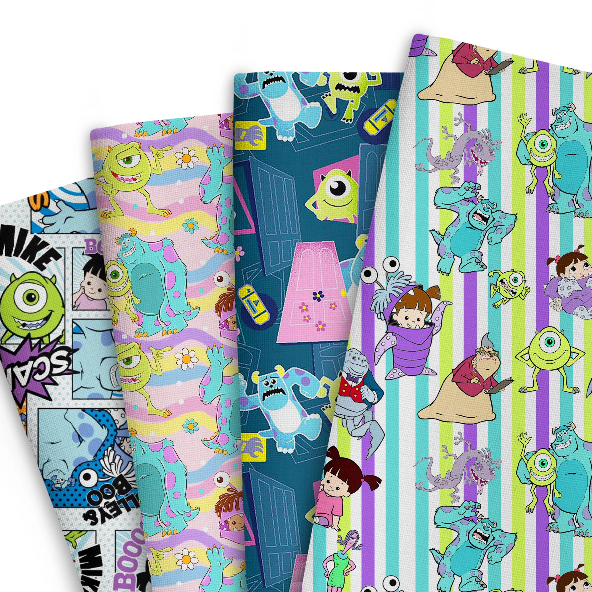 BEAST KINGOM Cartoon 50*145cm Patchwork Printed Polyester Fabric Tissue Sewing Quilting Fabrics Needlework Material DIY Handmade
