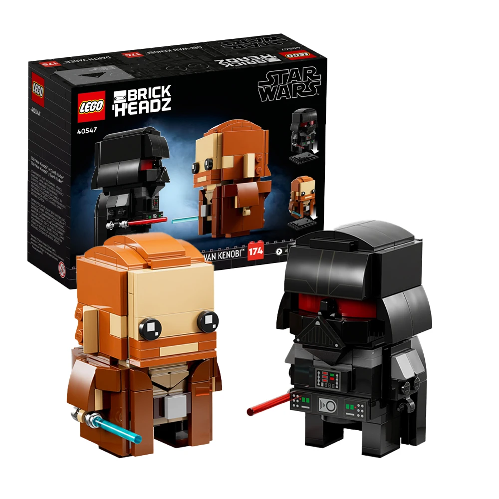 

LEGO building block toy 40547 Obi Wan Kenobi and Darth Vader decorative ornament building block boys and girls gift