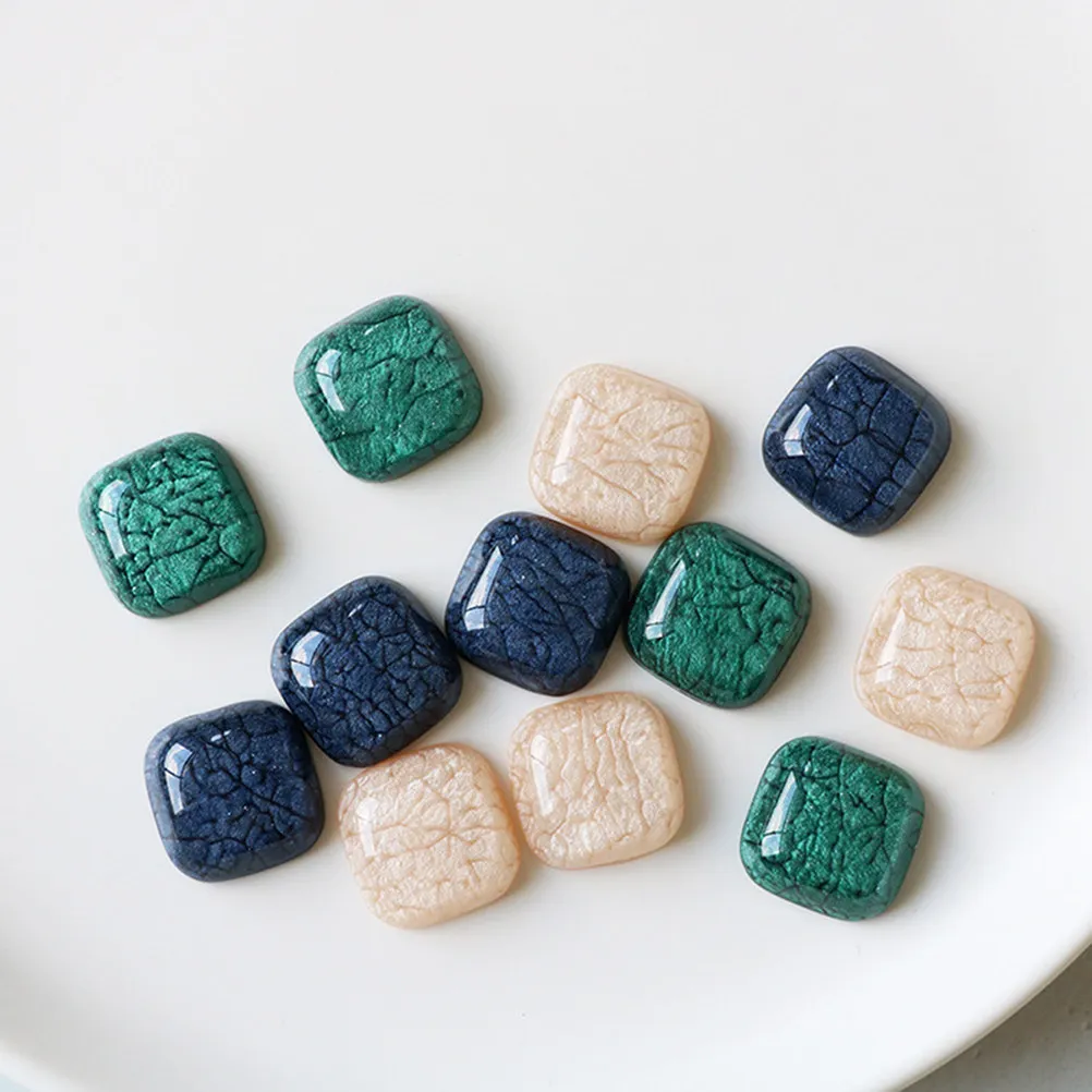 

Набор аксессуаров для сережек из смолы, квадратные, премиум-материал, темные, 0,8 см, инструмент для изготовления уникальных украшений своими руками