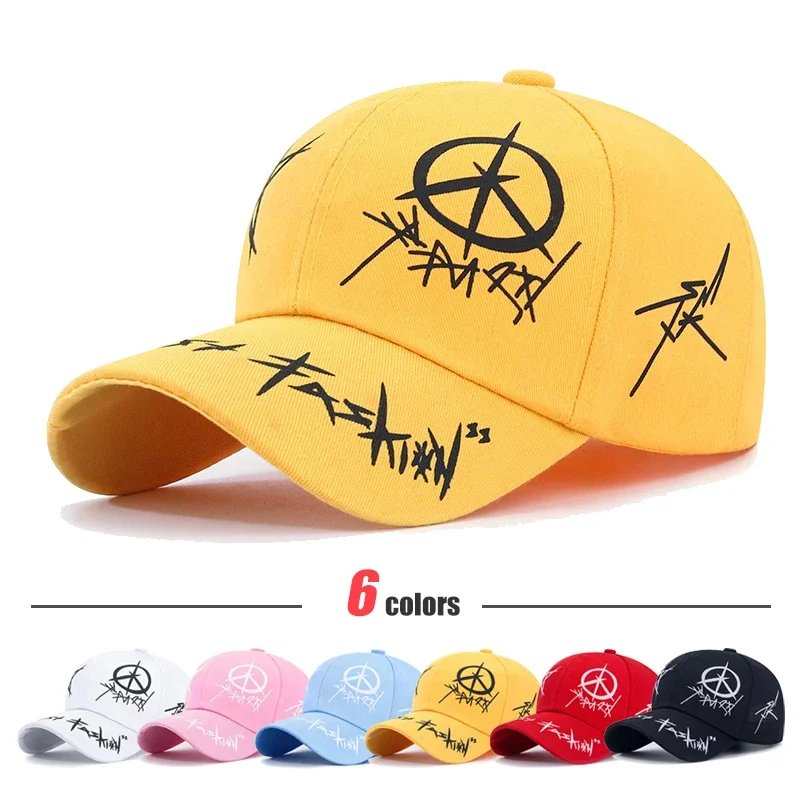 New Fashion Youth Unisex Korean Graffiti Style Sunshade Baseball Cap Men Women Outdoor Casual Sport Classic Visor Trucker Hat