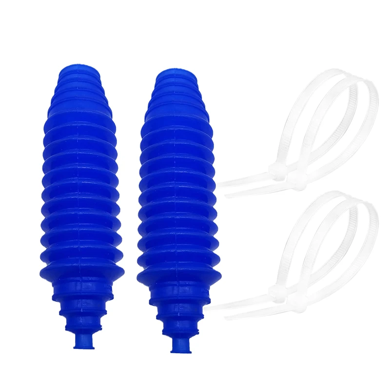 Universal Silikon Rack und Ritzel Lenkmanschette Ritzelmanschette Gamasche Kit Schwarz Blau – Detail 4