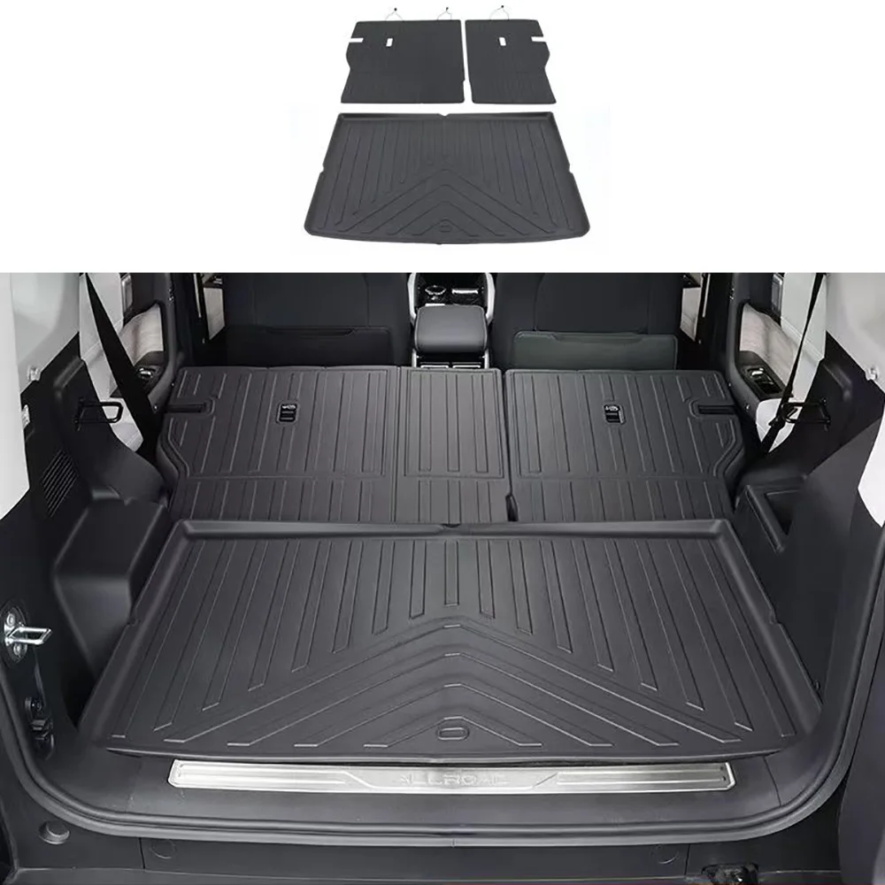 Fit For Chery ICAR03 Jaecoo J6 Trunk Pad Full Surround TPE Trunk Pad Backrest Pad Foot Pad Waterproof Carpet Modification