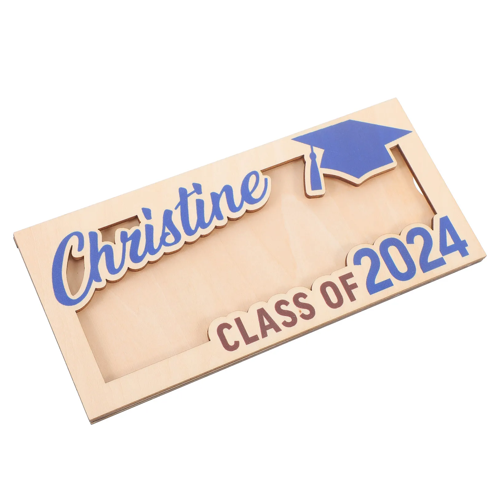 Wood Rectangular Money Clip Graduation Envelope Holder Money Wallet Cash Storage Stylish Business Gift Graduation Cash Wallet