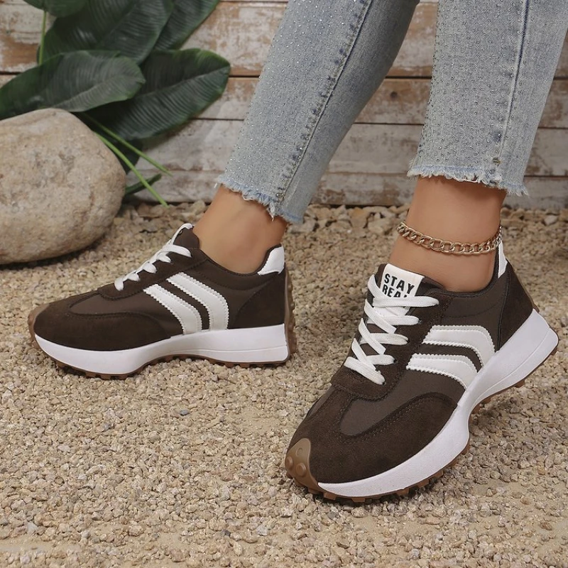 2026 New Women's Retro Forrest Gump Sneakers, Suede Stripe Casual Trainers, Lightweight Platform Running & Walking Shoes S78f7fb3b79c74bb983c58cb7edb59cfaO