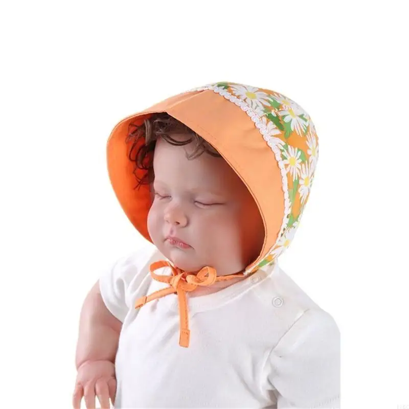 

F3KC Upgraded Little Girl Bonnet Newborn Boy Beanie Hat Soft- Cotton Baby Girl Cap Lightweight used for 0-6 Years-old Girl