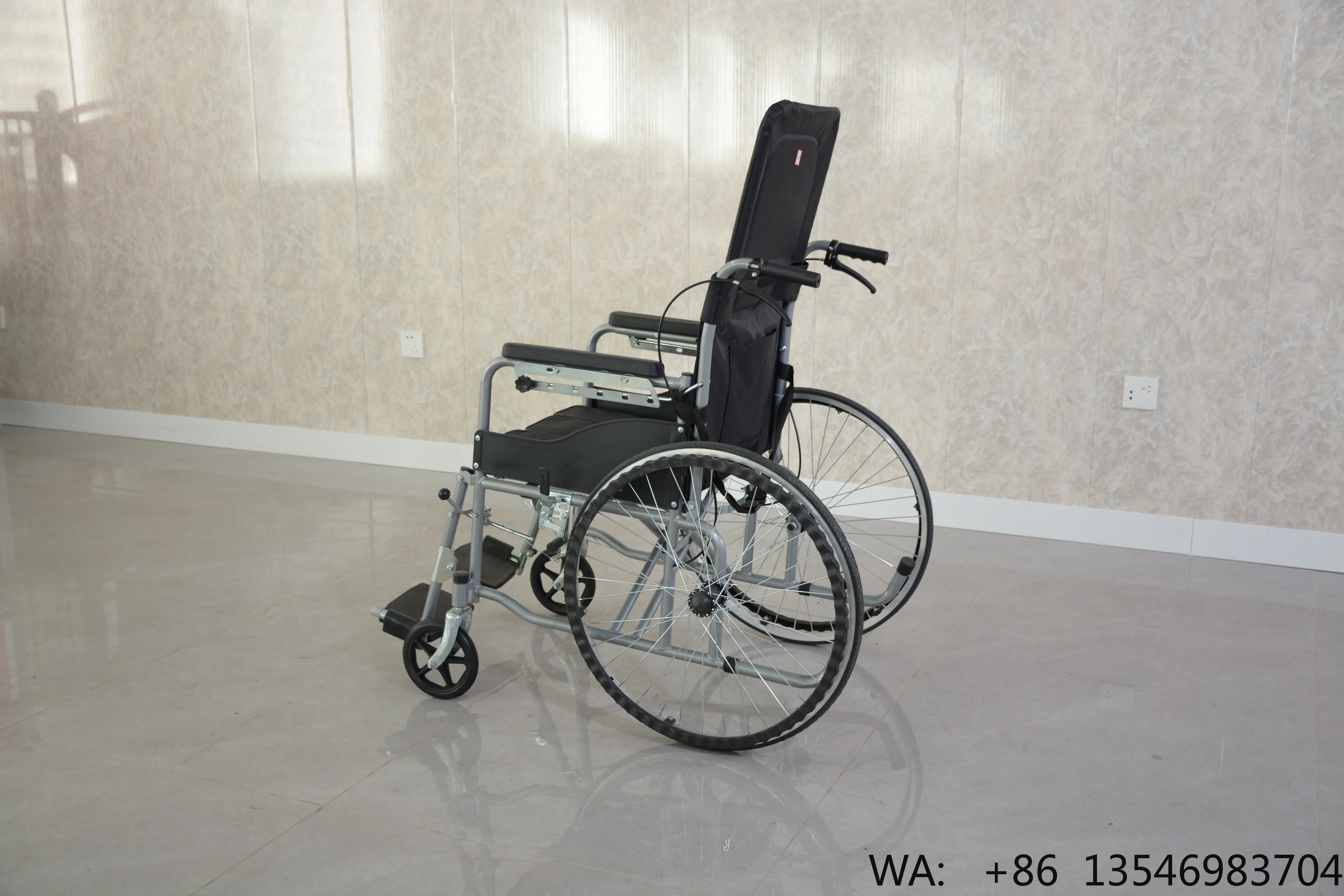 

Lightweight Folding Manual Wheelchair High Backrest Mobility Scooter