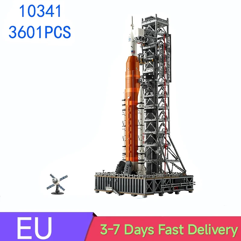 3601pieces Diy Artemis Space Launch System Building Blocks Set Rocket Brick