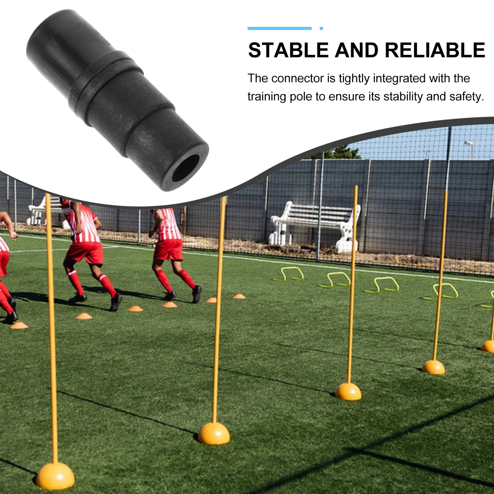4-шт спортивный тренировочный стержень, разъем для мужчин, баскетбольное пластиковое оборудование, футбольная удочка