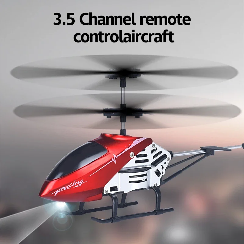 New 8002 3.5 channel alloy remote control aircraft USB charging rc helicopter children\'s remote control toys rc airplane
