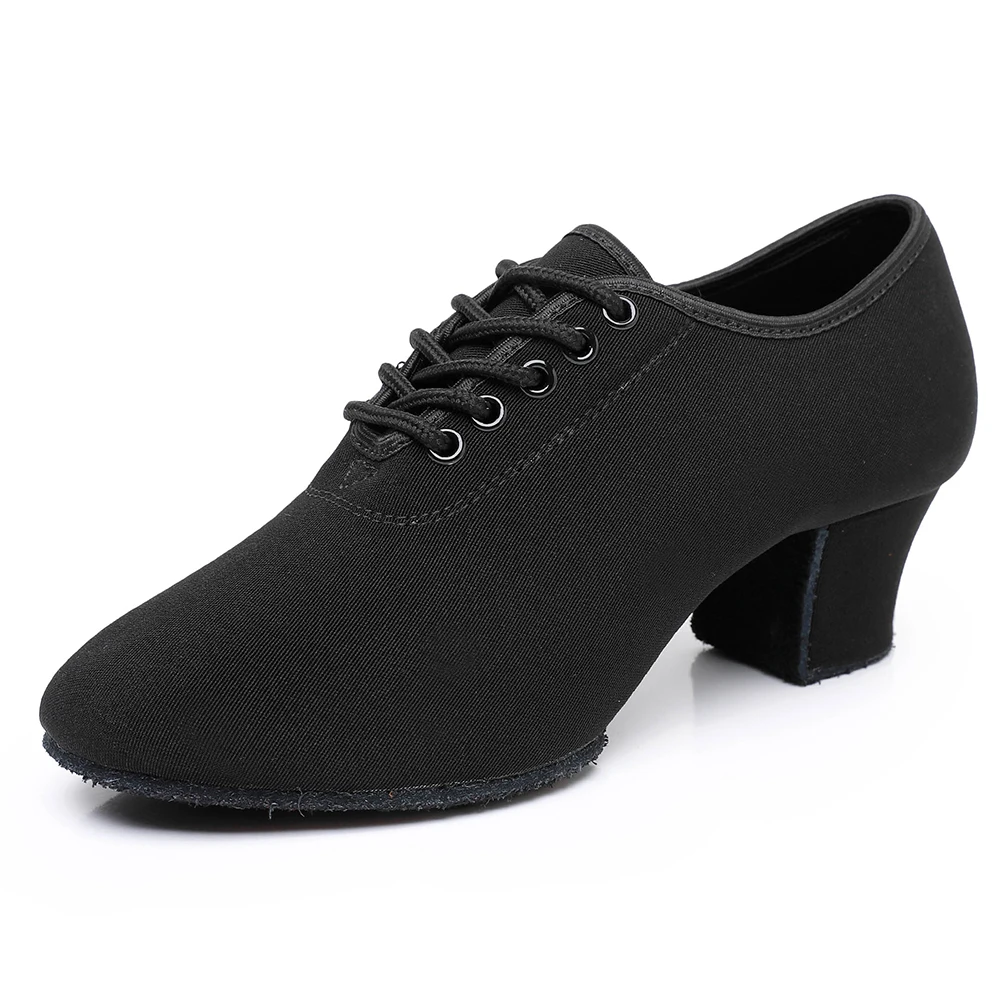 DIPLIP Sapatos de Dança Latina para Meninas e Mulheres, Sapatos Modernos de Dança de Salão, Tênis Tango Salsa, Tênis Novos Oxford 3,5, 5cm