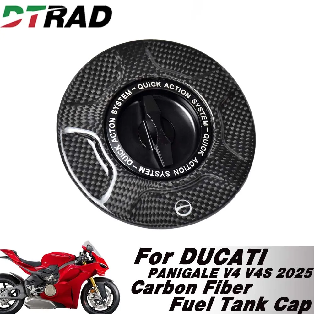 

2025-2026 For DUCATI Panigale V2 V4 1199 1299 899 959 Streetfighter Quick Release Fuel Tank Cap Keyless Petrol Tank Airbox Cover