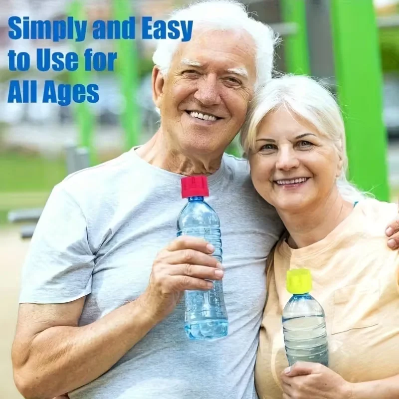 فتاحة زجاجات من السيليكون على شكل زهرة - مساعدة سهلة الإمساك لكبار السن والتهاب المفاصل والأيدي الضعيفة. محمول للمنزل والسفر.