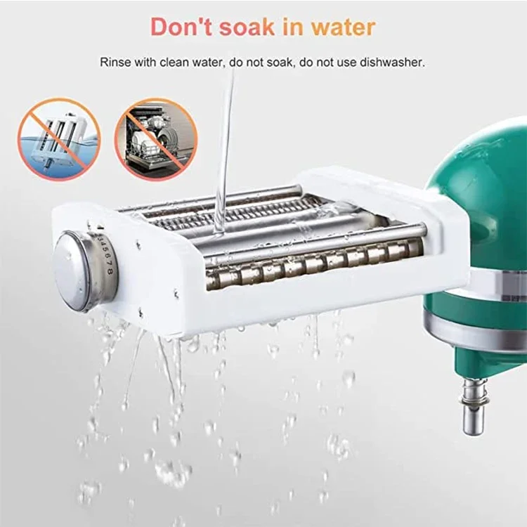 Spaghetti Cutter and Fettuccine Cutter Stainless Steel Pastry Noodle Cutter Attachments