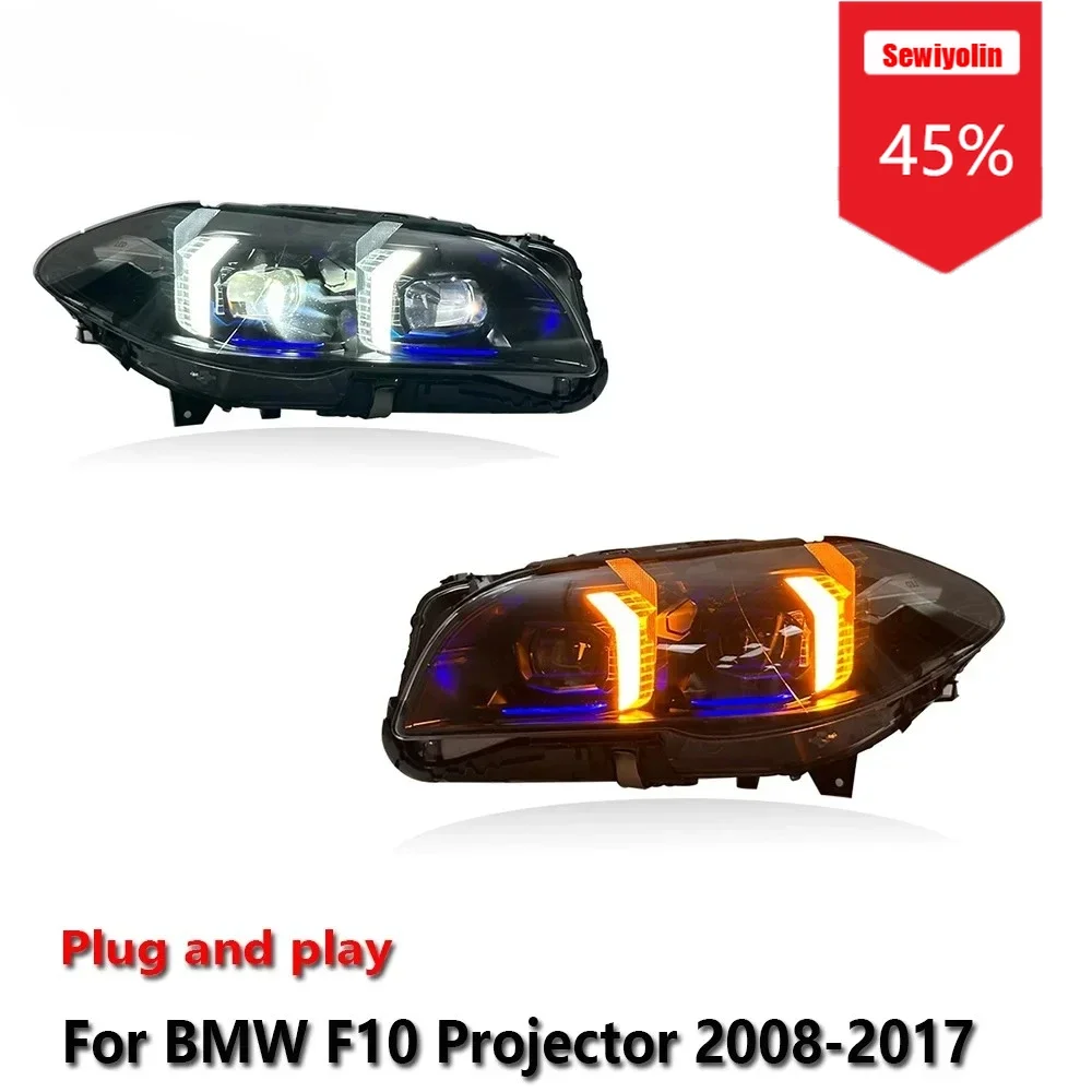 

Sewiyolin Car Accessories led Headlights For BMW F10 Projector 2008-2017 Auto DRL Fog Rear Trailer lamps Turning Signal Voiture
