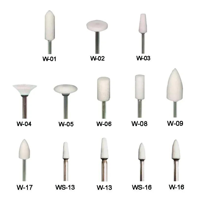 

Dental Polishing Burs White Stones Teeth Polishing Tools Dental Lab Tools Dental Materials 100pcs/set