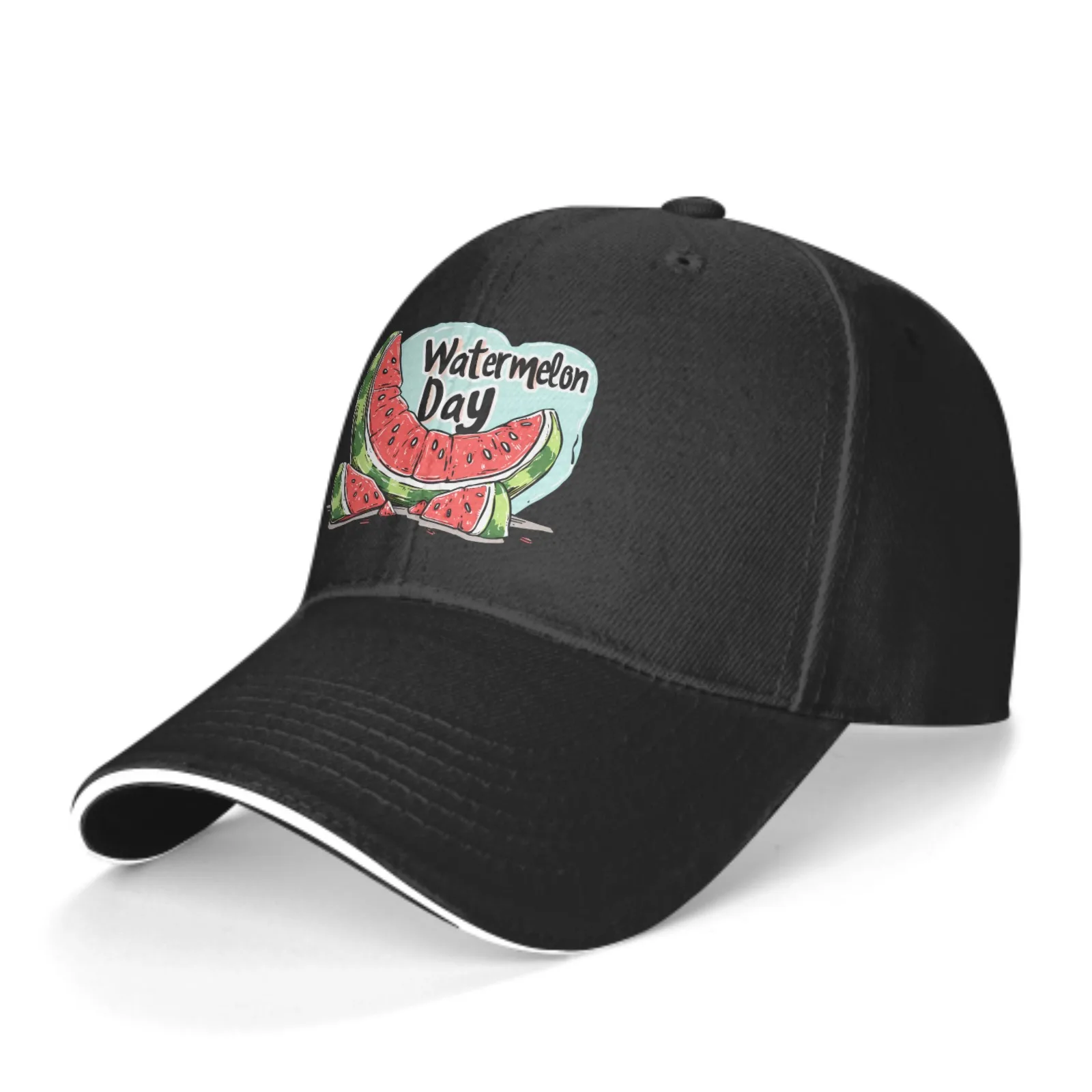 Delicious Watermelon Baseball Cap Trucker Sandwich Duck Tongue Hat Adjustable Unisex Fashion Sports Outdoor Travel Daily