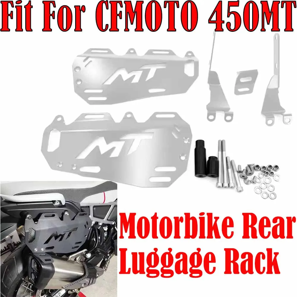 

Fit For CFMOTO 450MT 450 MT Motorcycle Luggage Rack Side Pocket Brackets Side Bag Bracket Side Luggage Carrier Side Box Brackets
