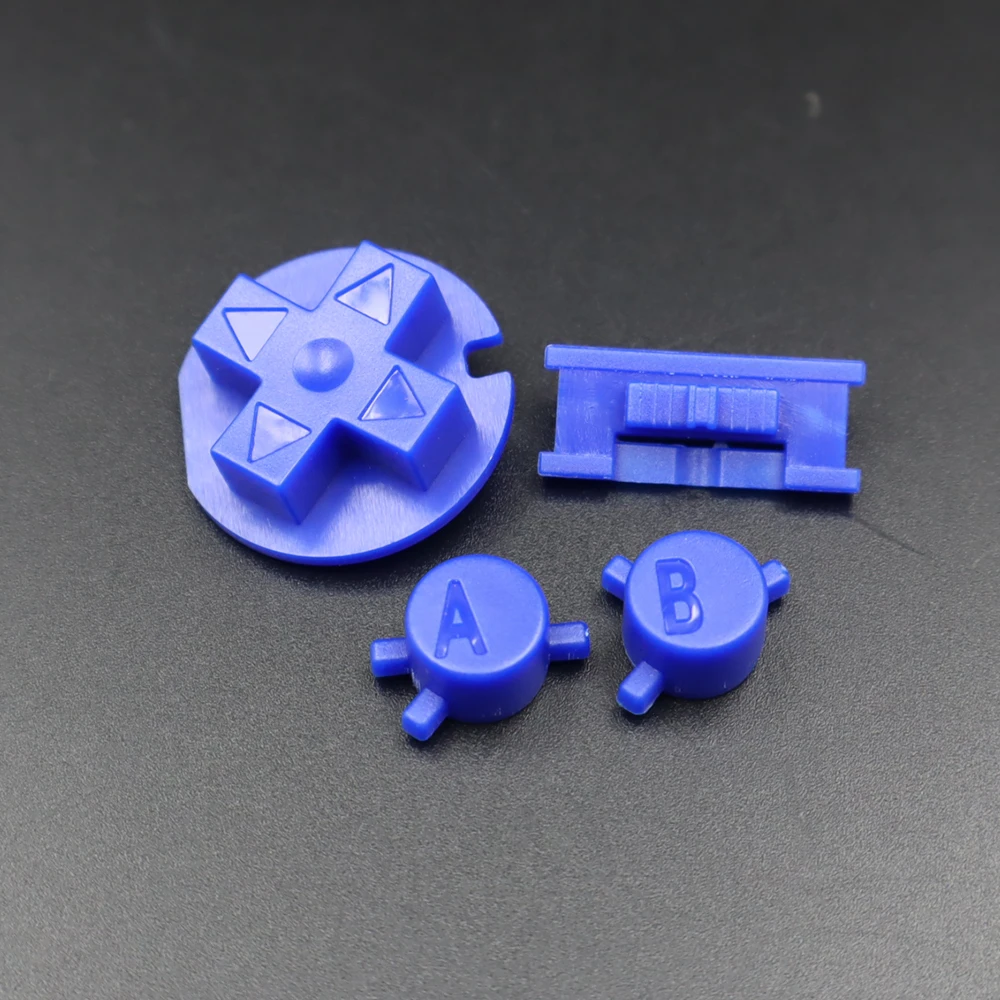 1 Juego adecuado para Game boy, carcasa de botón de color para botones de Color GBC, Kit de botones de repuesto de juego GBC, Color DIY