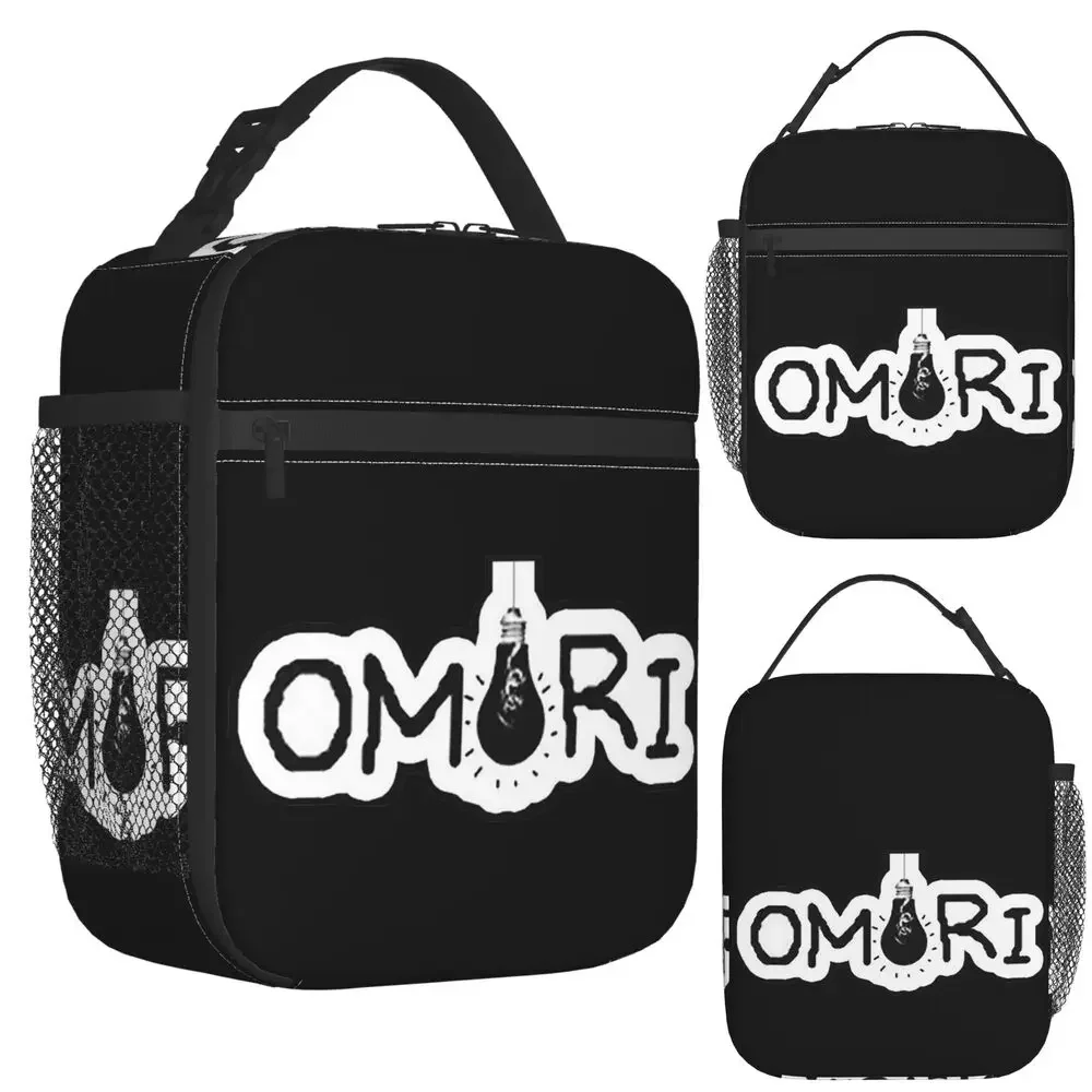 Omori Game Basil Mari Kel Aubrey (1) Insulated Lunch Bag for Women Children Portable Food Boxes Thermal Lunch Box Tote