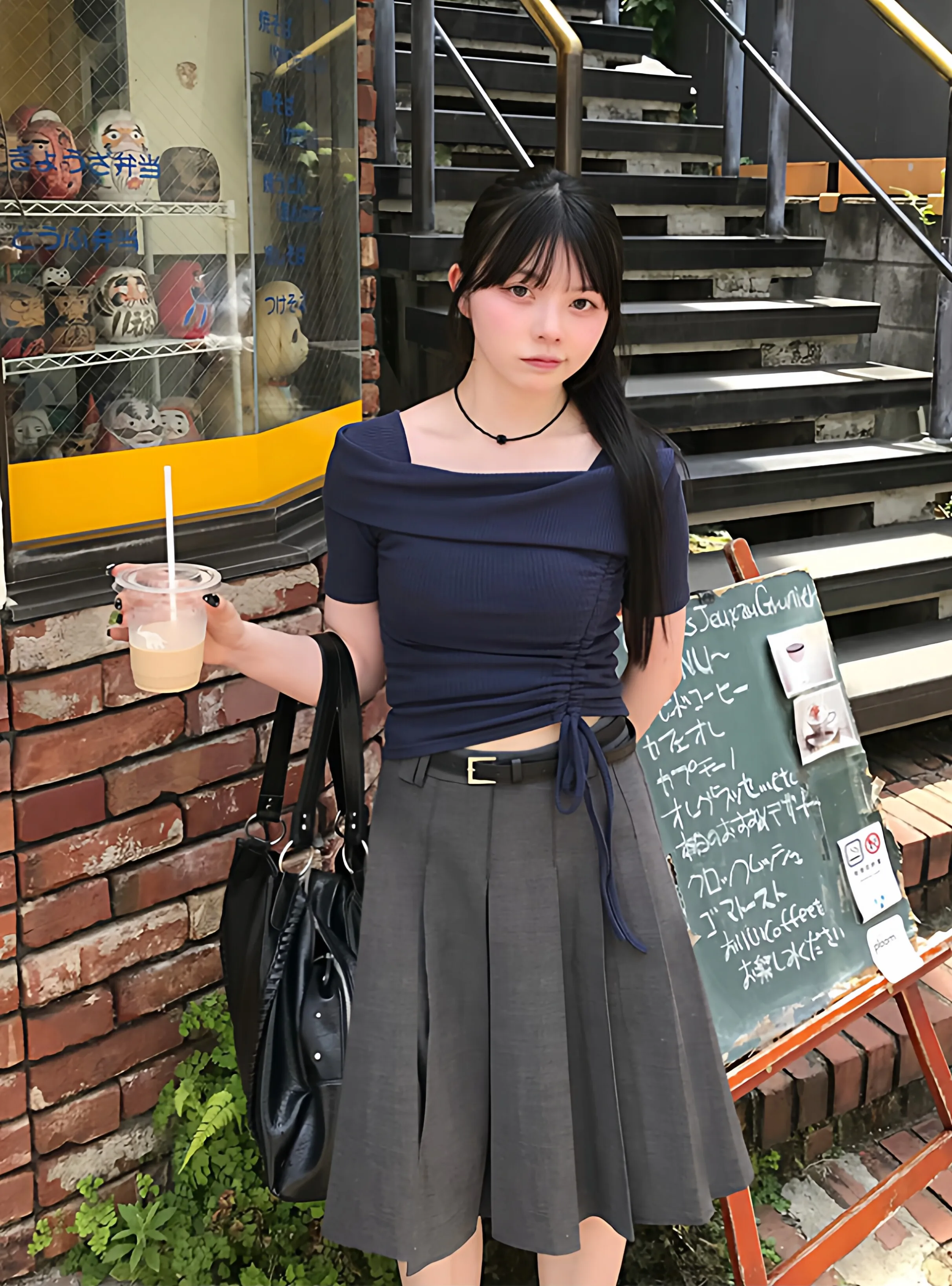 Japanese Elegant Sweet Plush Splicing Letter Embroidery Round Neck Short Sleeve Simple Versatile Slim Knitted Sweater Tops Women