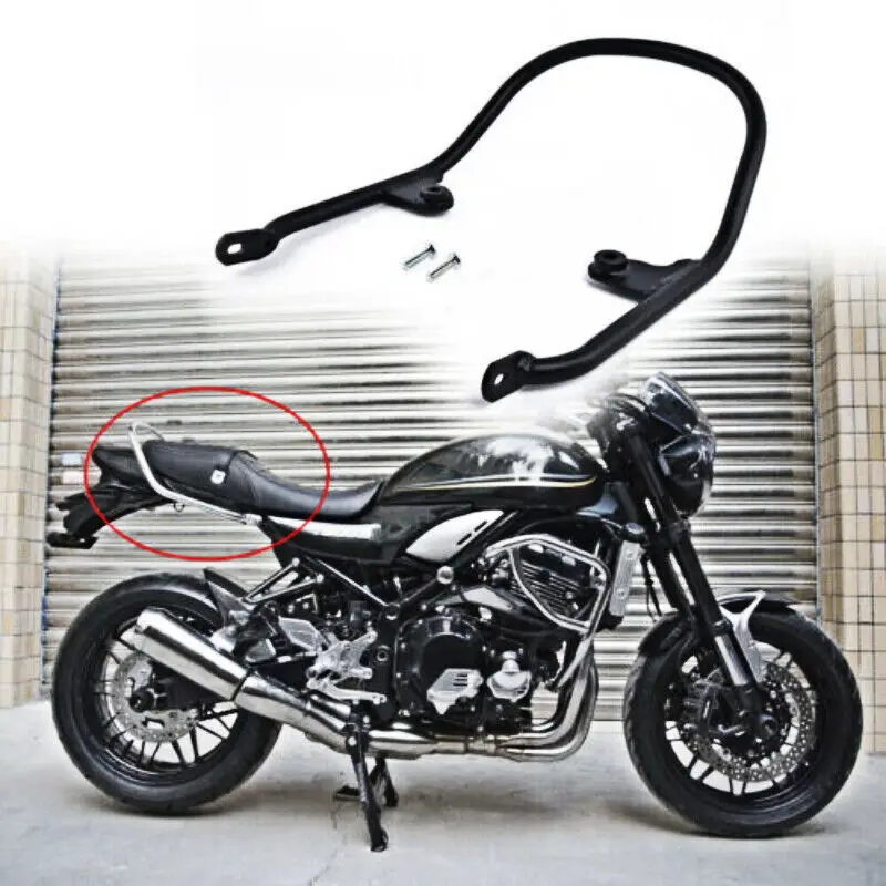 

Black Rear Passenger Seat Handle Grab Bar Hand Rail For Kawasaki Z900RS 18-22