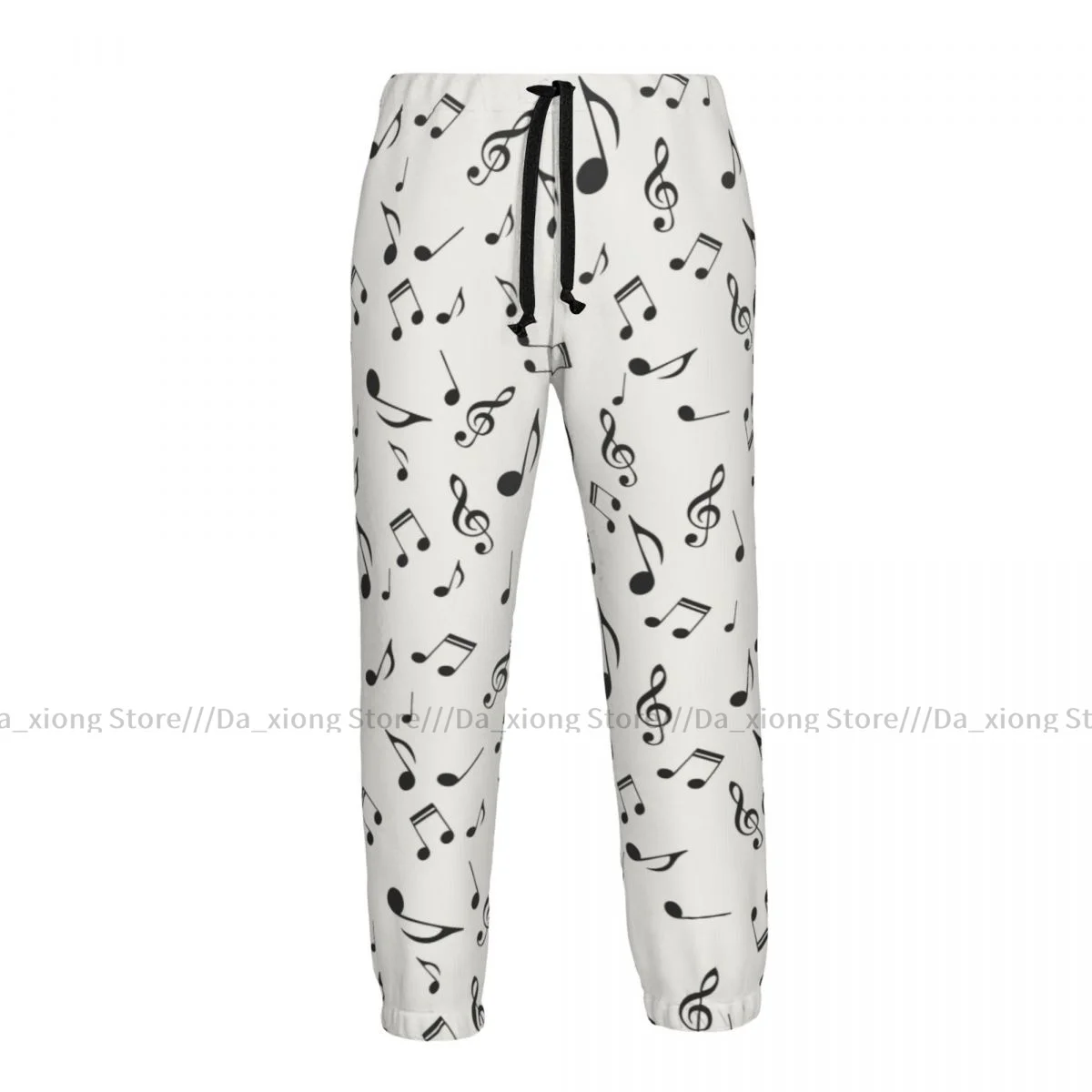 

Casual Jogger Pants Musical Notes Men Fitness Gyms Pants Outdoor Sweatpants Pants Mens Trousers