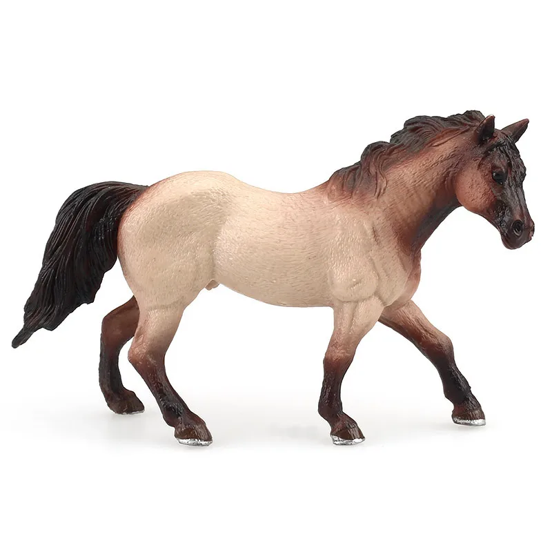 Simulation Animnal Horse Cognitive Model Plastic Handicraft Teaching Tool Decoration gift A0759