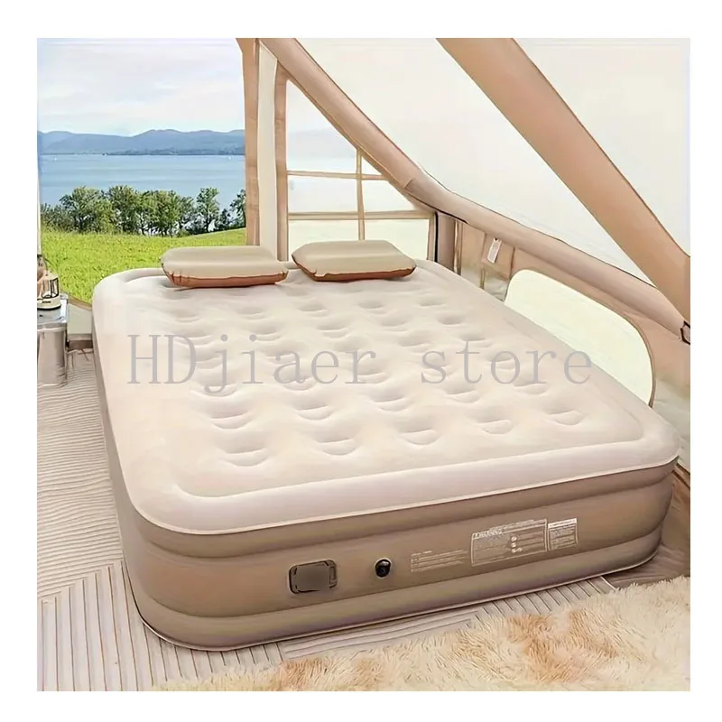 

Outdoor Home Foldable Inflatable Sleep Lounger Bed for Trip Travel Camping with Electric Pump Air Mattress Inflatable Air Bed