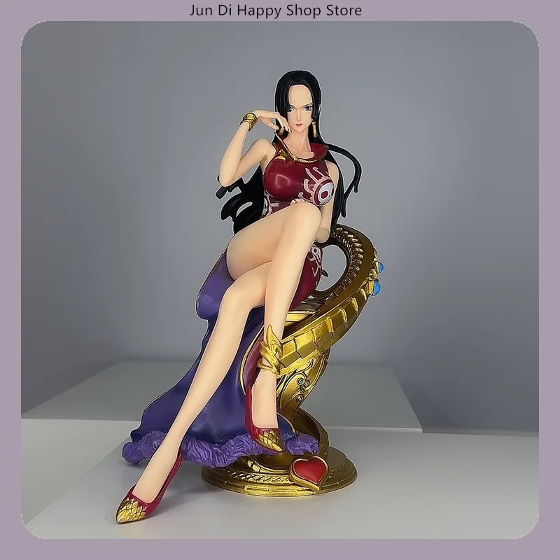 One Piece Boa Hancock Sitting Pose 23cm Anime Figur Statue Desktop Dekoration Geschenk ​