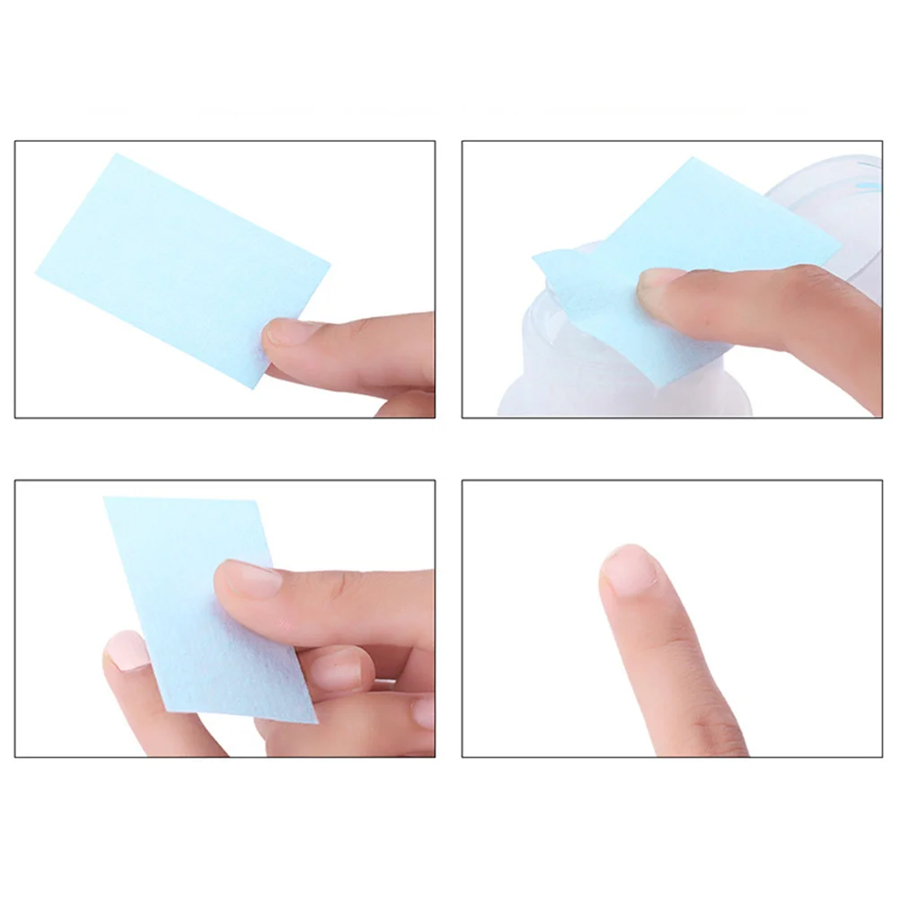 600 stücke Bunte Entferner Pads Einweg Reinigung Pads Für Home Salon Verwenden Nagel Gel Entfernung Einweg Nagel Entferner Werkzeuge