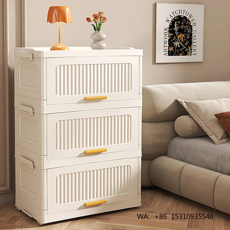 Modern High Quality Bedroom Furniture Luxury Storage Drawer Bins Foldable Box Organizer Removable Wardrobe Storage