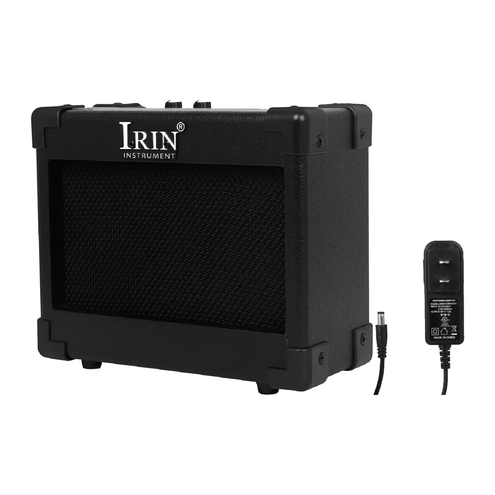 

Electric Guitar Amplifier Drive Button Knob Professional Input AUX Jack Portable Small Bass Amp Practice Amp for Live Streaming