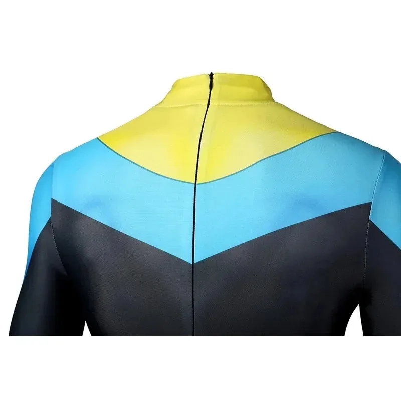 無敵のコスプレ衣装成人男性 3D プリント弾性マーク全身タイツスーツマスク衣装フルセットカスタムメイド ft1/