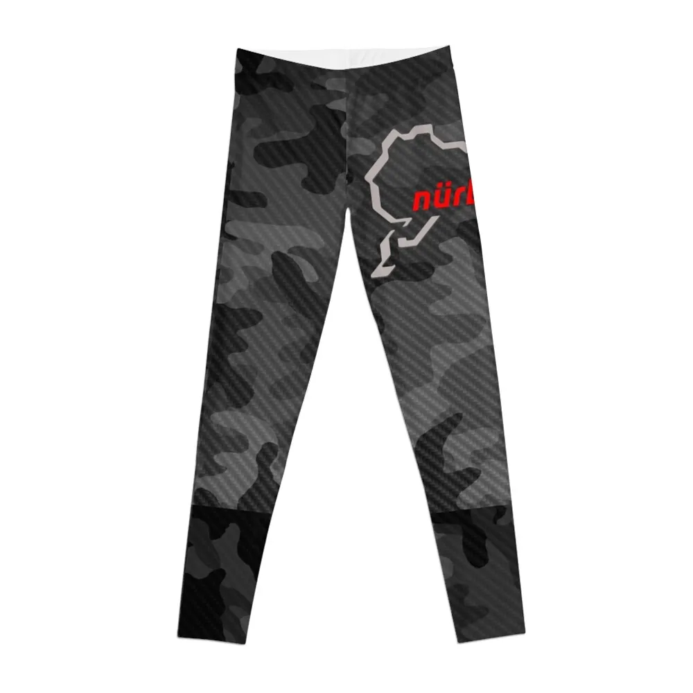 Carbon camouflage Nürburgring Nordschleife Leggings Women's pants sports shirts gym workout clothes for Womens Leggings