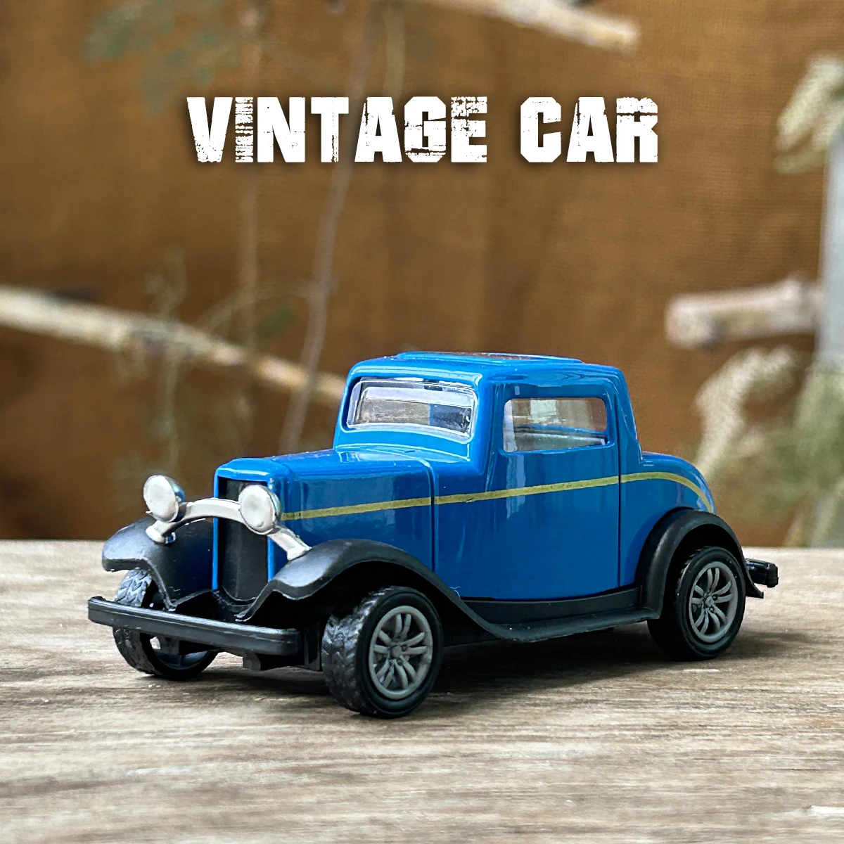 1:43 Alloy Vintage Diecast Car Ford A 1931 Model samochodu Classic Pull Back Model samochodu Miniaturowa replika pojazdu Prezent dla dzieci i