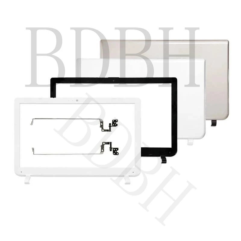 Nueva Cubierta Trasera Superior de Pantalla LCD para Portátil, Bisagras de Bisel Frontal para Toshiba Satellite L50B L50-B L55-B S55T-B S55-B, Carcasa de Repuesto