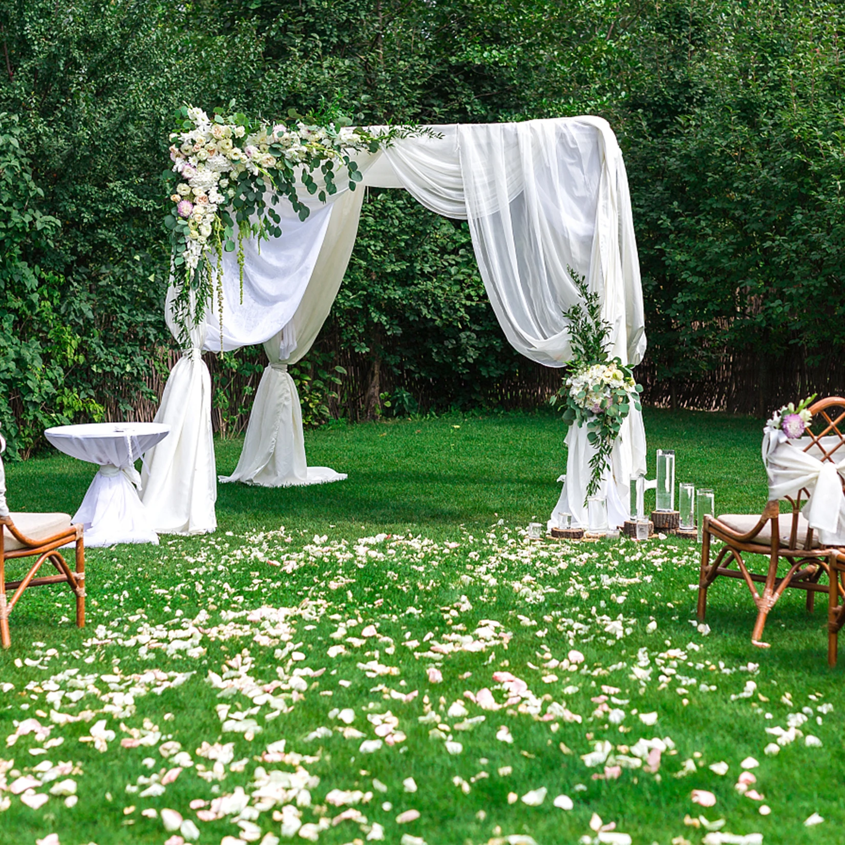 Wedding Ceremony Arch Outdoor Wedding Canopy Chuppah Reception Metal Backdrop Stand Garden Pergola Archway Stand Canopy Tent