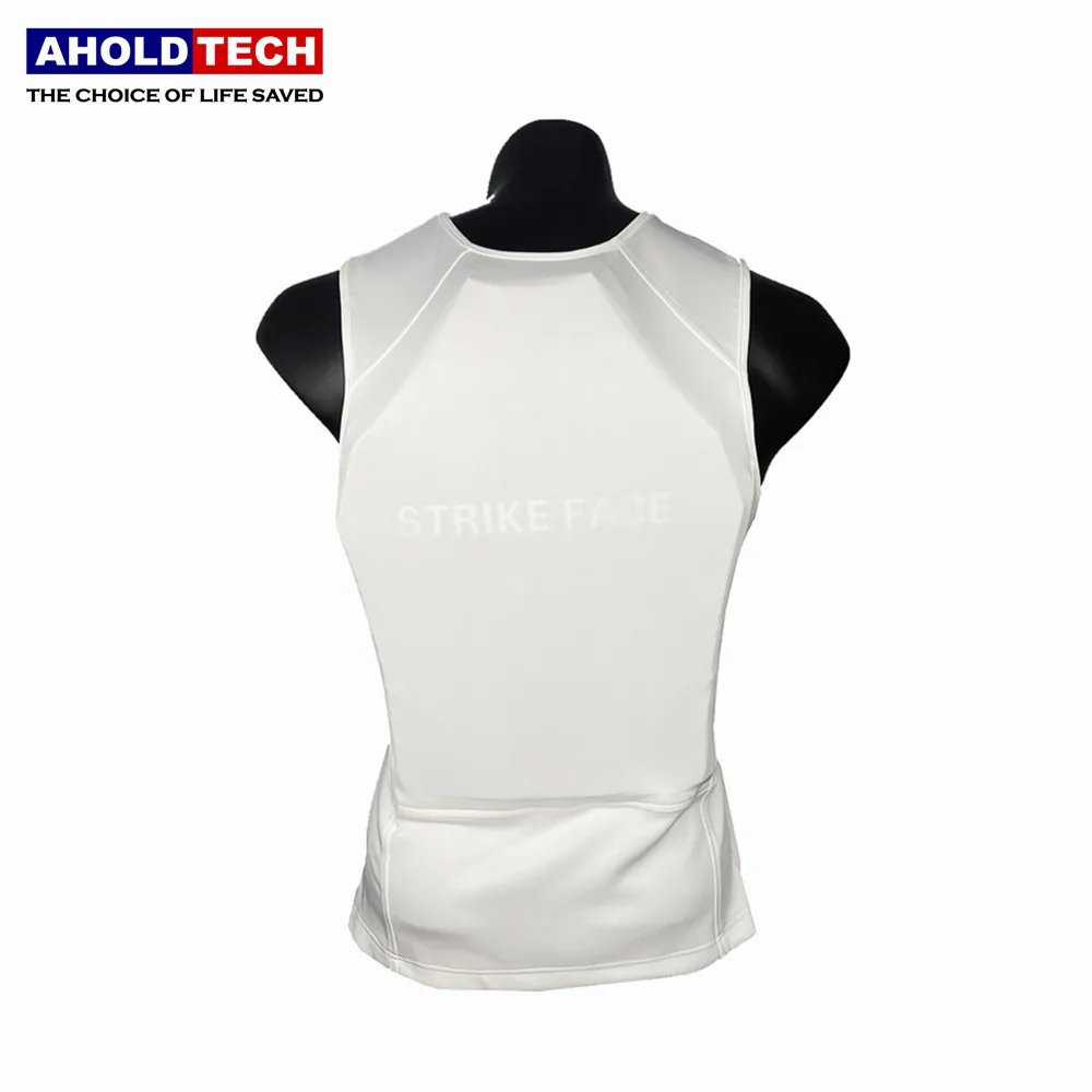 Aholdtech C01 Genuine ISO Lightweight NIJ IIIA 3a Bulletproof Ballistic Vest T-Shirt Concealable Armor Undershirt Sleeveless