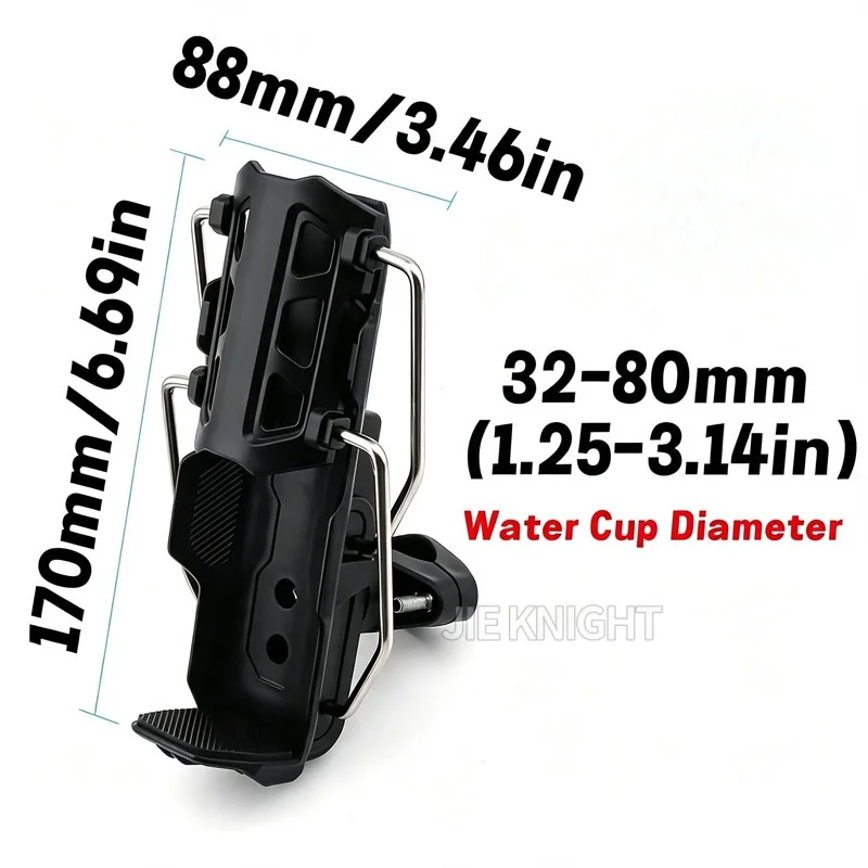 Motorcycle Water Bottle Holder 360° Rotatable For Honda ADV 150/160/350 ADV150 ADV160 ADV350 Anti-Shake Cup Mount