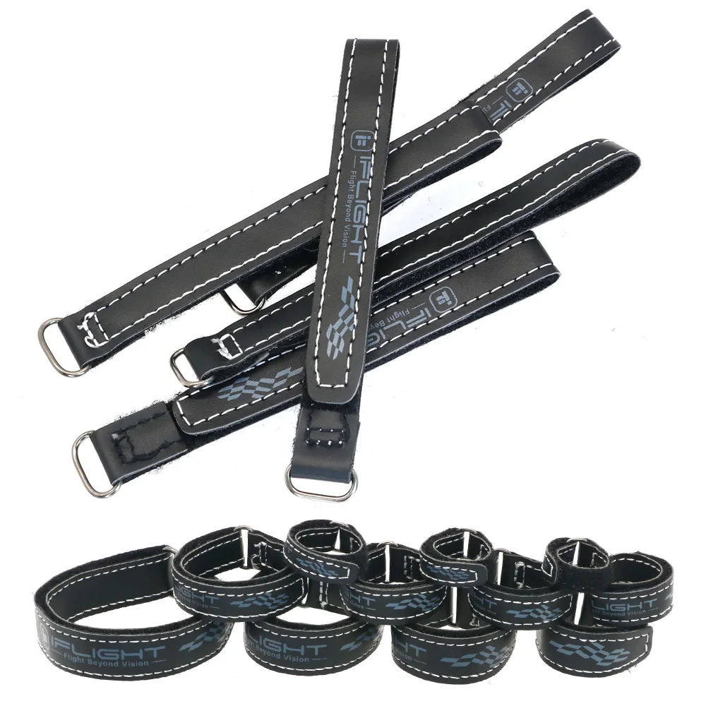 5pcs iFlight 20mm 15mm 너비 500mm 400mm 300mm 250mm 200mm 길이 마이크로 화이버 PU 가죽 배터리 스트랩 FPV 용 미끄럼 방지 벨트