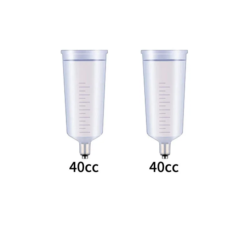 20cc 40cc Airbrush Detachable Fluid Cup For Gravity Feed Paint Spary Gun Air Brush Accessories Easy Clean