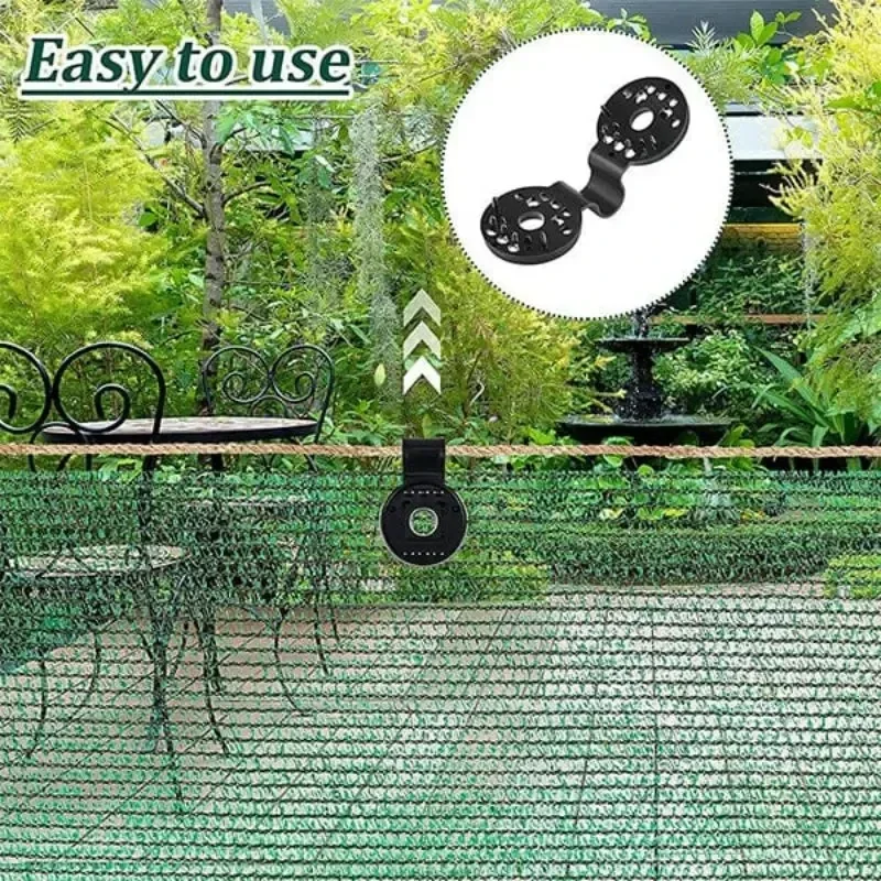 40PCS Shade Cloth Plastic Clips Sun Shade Net Clip Garden Tools Greenhouse Shade Cloth Fix Clamp Grommet Installation