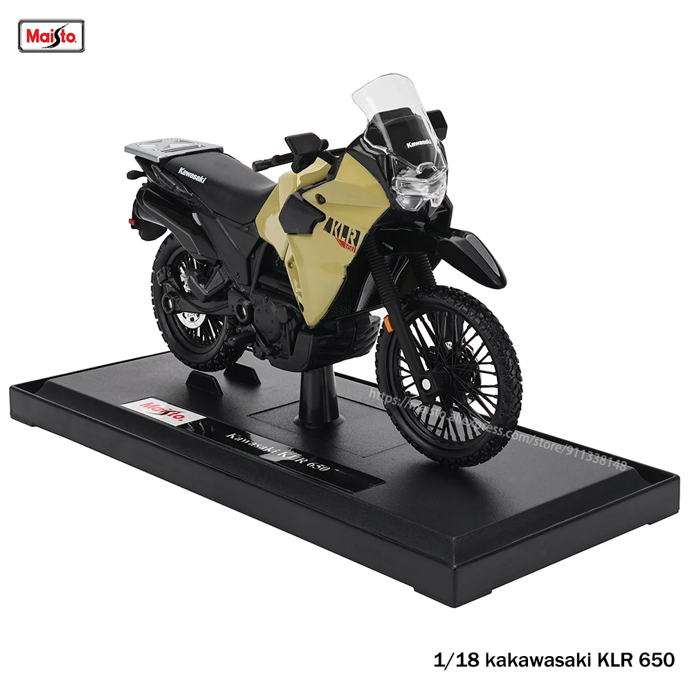 Maisto 1:18 kakawasaki KLR 650 Genuine Alloy Motorcycle Model Static Die Casting Toy Collection Model Gift