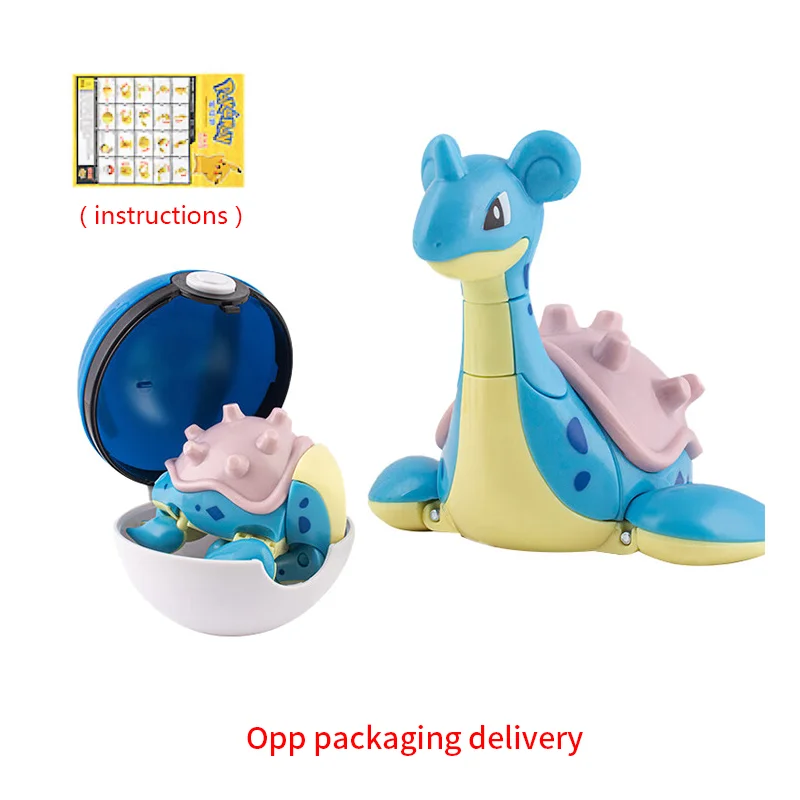 Pokemon Figuren Spielzeug Anime Action Pikachu Dragonite Gengar Mew Snorlax Gyarados Lapras Pokeball Lunala Kinder Geschenk