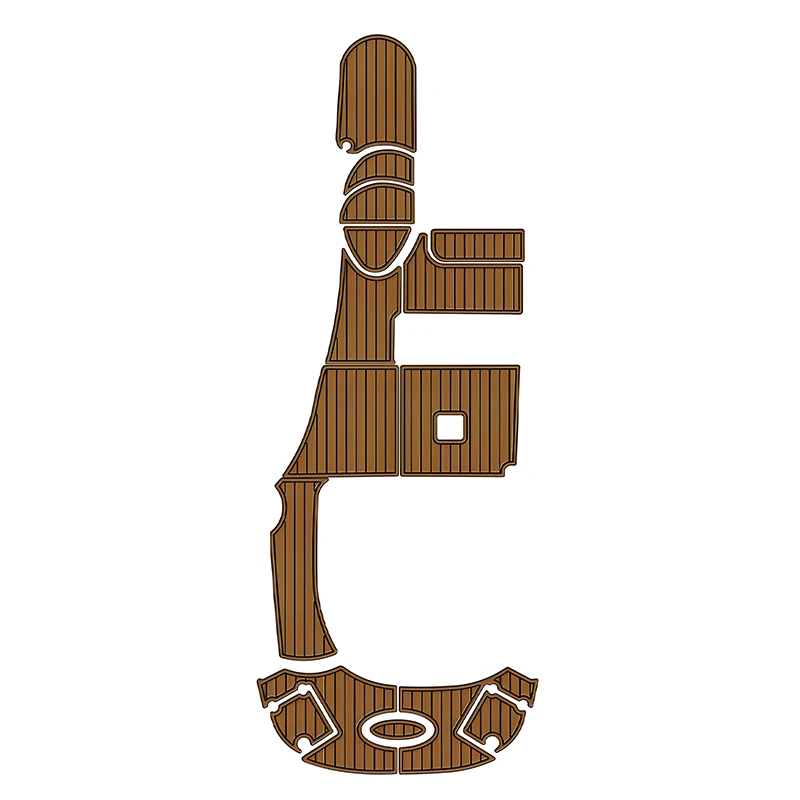 

Коврик для пола из пены EVA из искусственного тикового дерева для 2007 года Chaparral 270, платформа для плавания, коврик для кокпита, лодка SeaDek, стиль Gatorstep, самоклеящийся