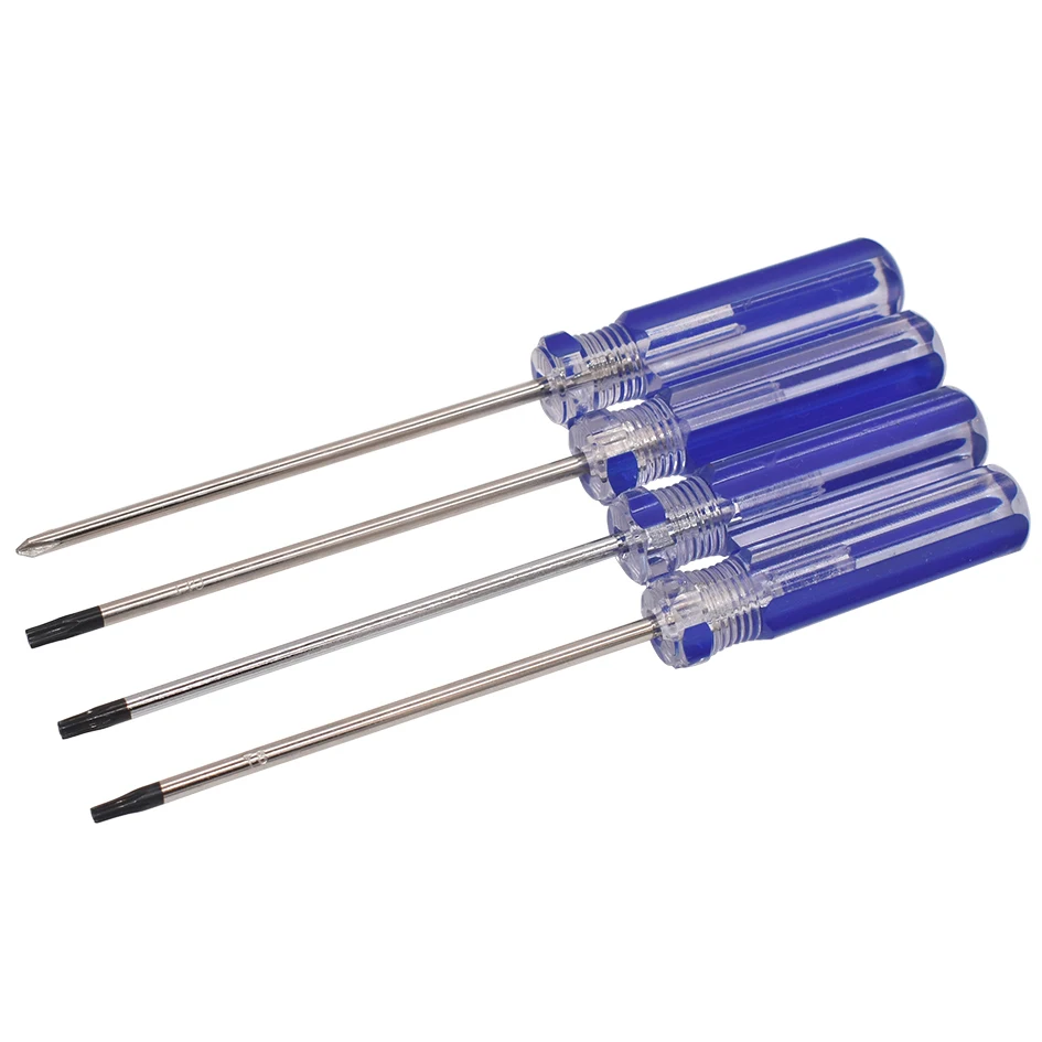T5 T6 T7 T8 T9 T10 With Hole Torx Screwdriver Key PVC Colorized Bar Handle Screwdrivers Repair Tool Wholesale 100pcs/lot