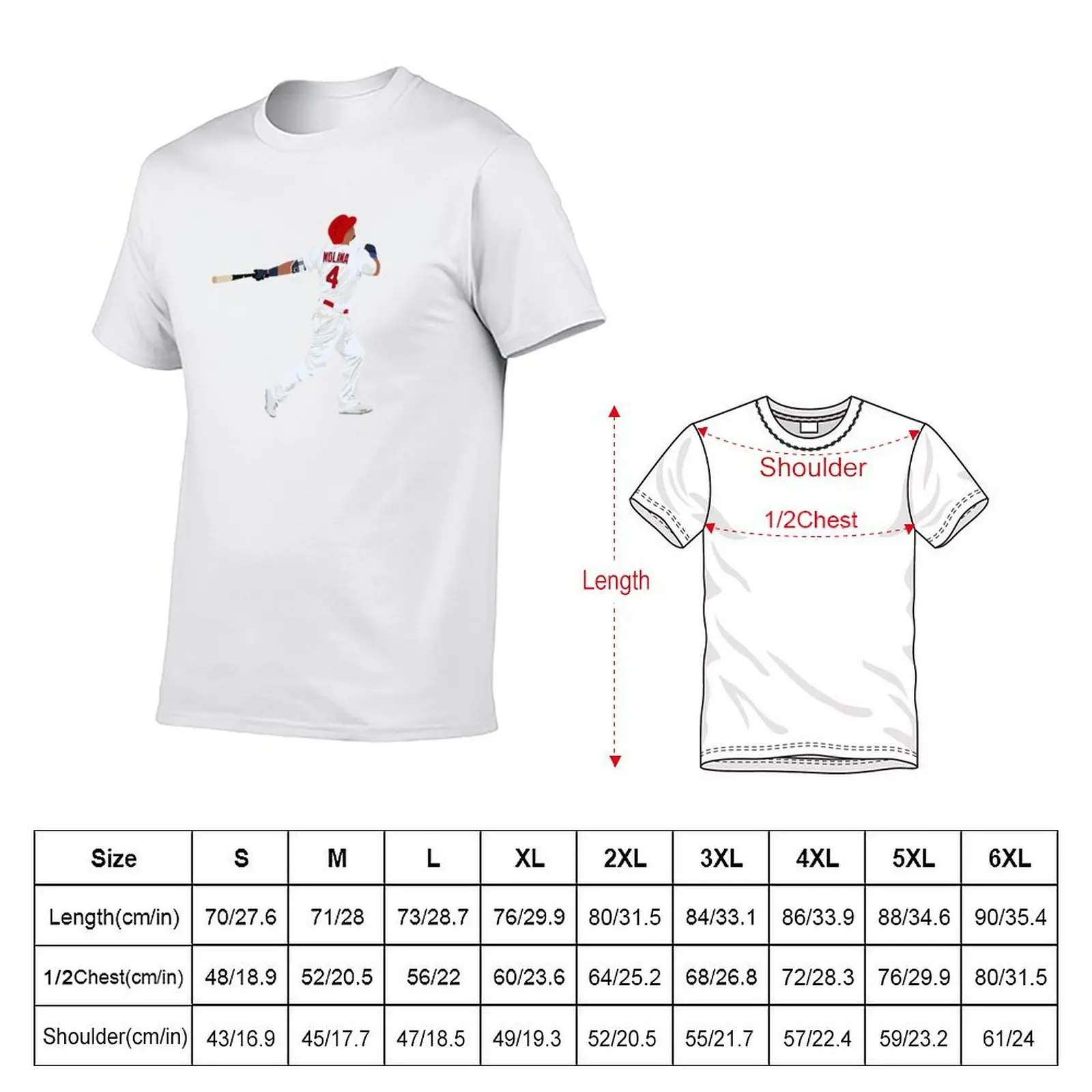 Yadier Molina T-Shirt anime t shirts for man funny t shirts man T-Shirt