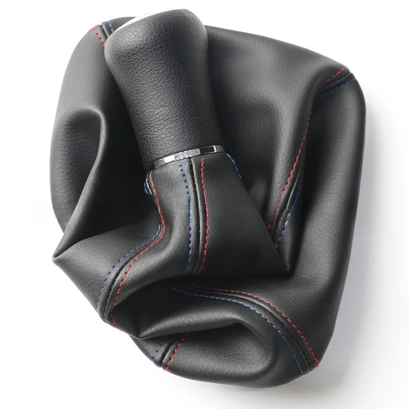 Interior Replacement 5 Speed Car Gear Shift Knob with Gaiter Boot Cover For BMW E39 Car Refit Accessory