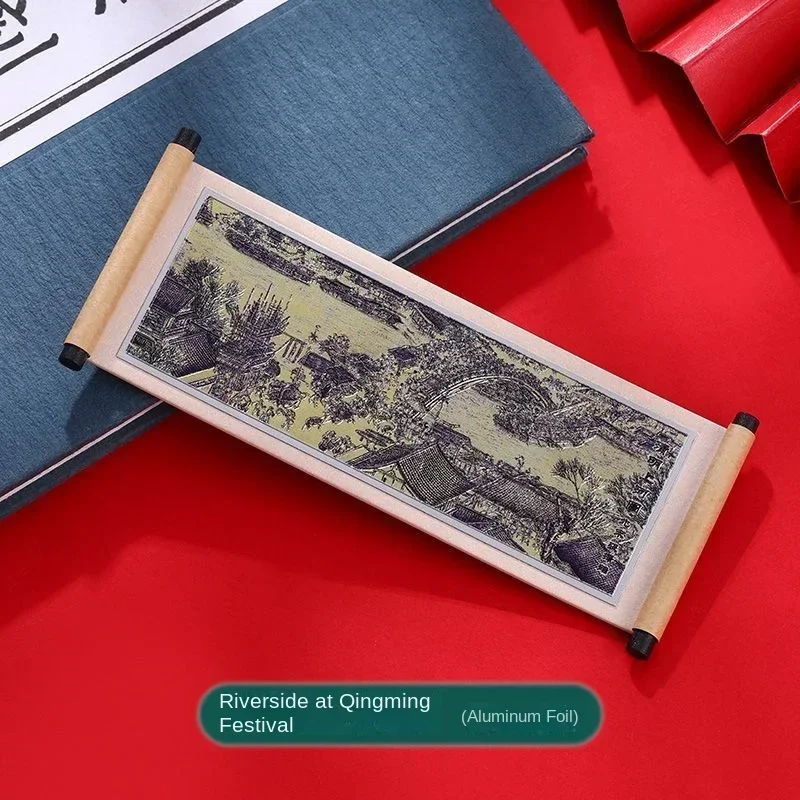 Thousands of Miles of Rivers and Mountains Map Refrigerator Sticker Forbidden City Merchandise Souvenir Gift - Image 2