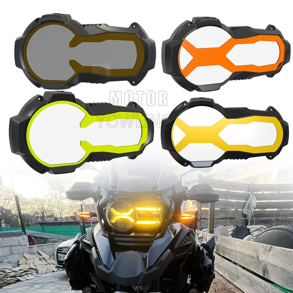 Motorcycle Headlight Protector For BMW R1200GS GSA R1250GS LC Adventur Fluorescent Cover 2013-2023 2024 R 1200 1250 GS R1250 ADV